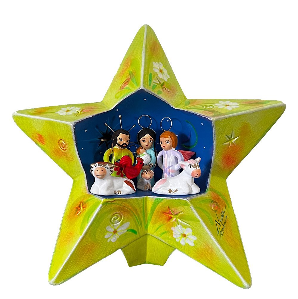 Religious Nativity Star Yellow image 0