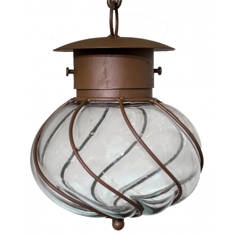 Beautiful Blown Glass Lamp “Churumbela-Small” - Clear image