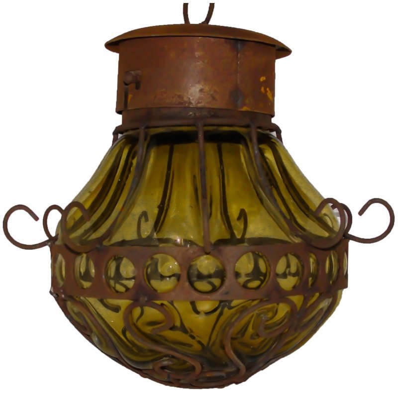 Beautiful Blown Glass Lighting “Candil-Small” 10″ image 0
