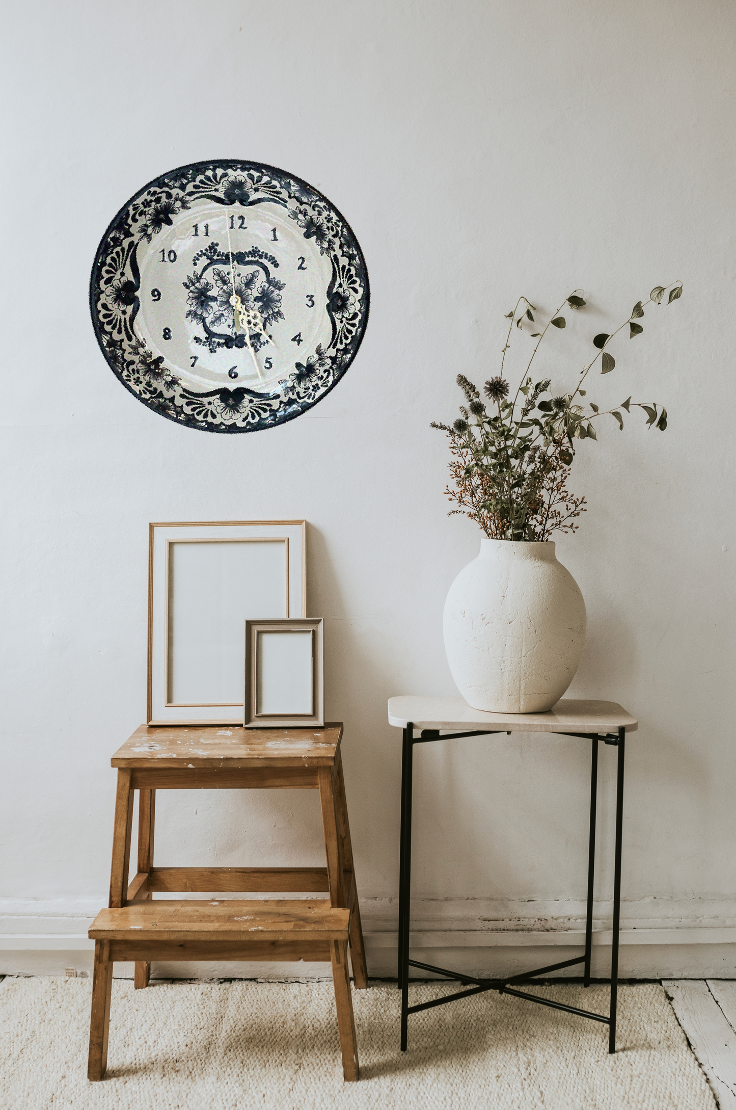 Beautiful Talavera Carlota Clock - 30cm image 2