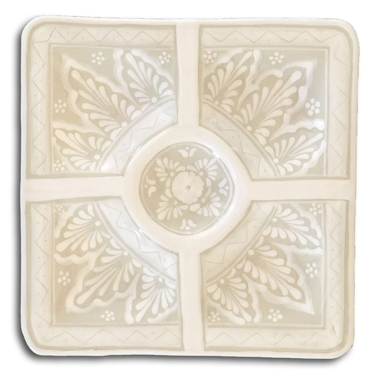 Talavera "Blanca" Square Platter image 0