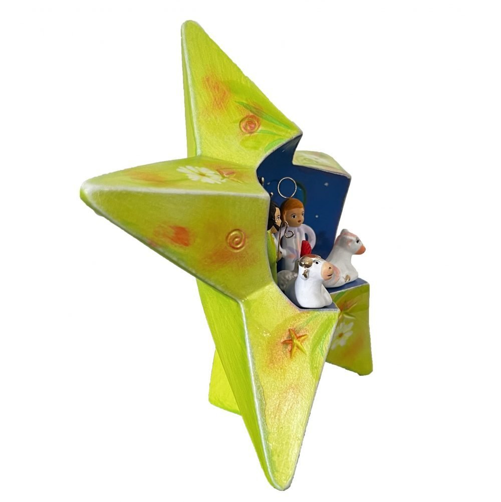 Religious Nativity Star Yellow image 4