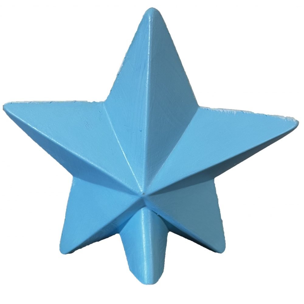 Religious Nativity Scene Star Sky Blue image 3
