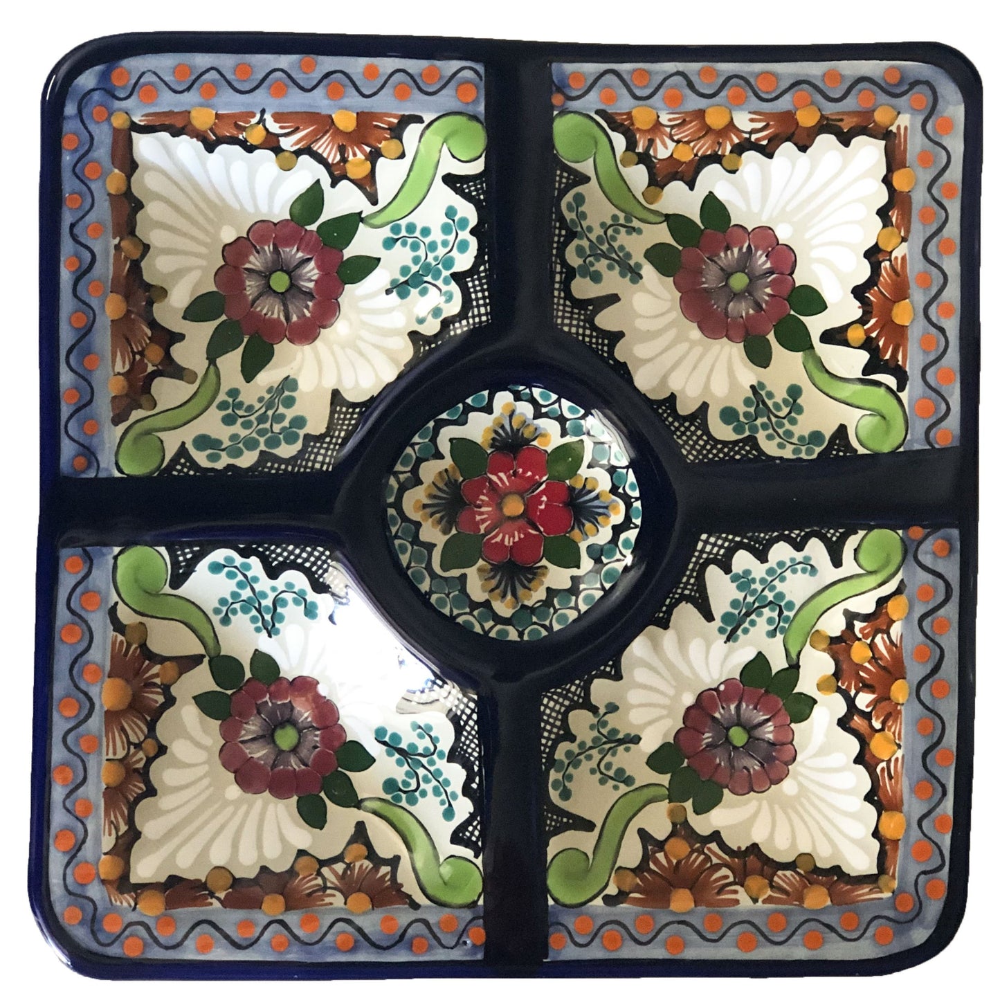 Talavera Colored Square Platter image 0