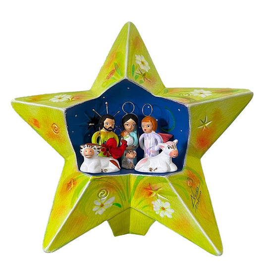 Religious Nativity Star Yellow image 0