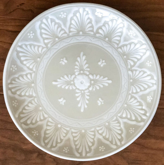 Beautiful Talavera Pottery Blanca Plate 25 image 0