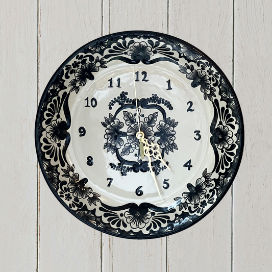 Beautiful Talavera Carlota Clock - 30cm image 0