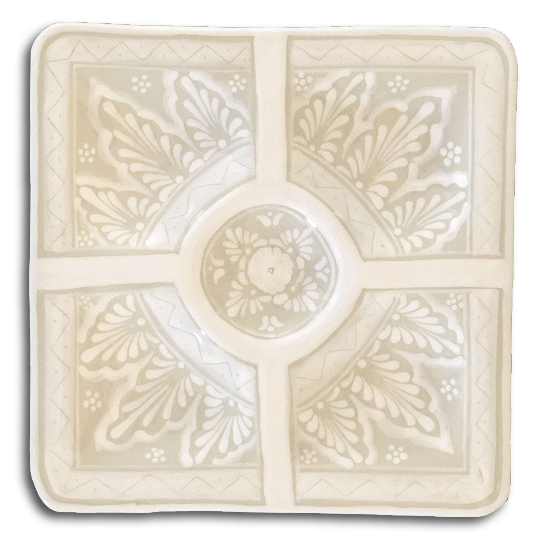 Talavera  "Blanca" Square Platter image 0