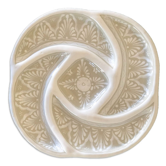 Talavera  "Blanca" Round Platter image 0