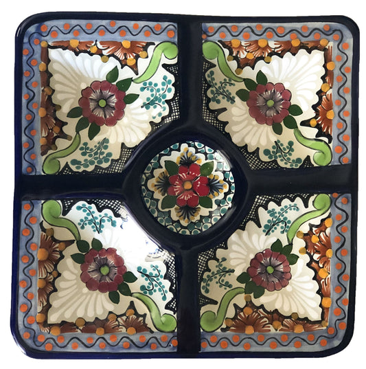 Talavera  Colored Square Platter image 0